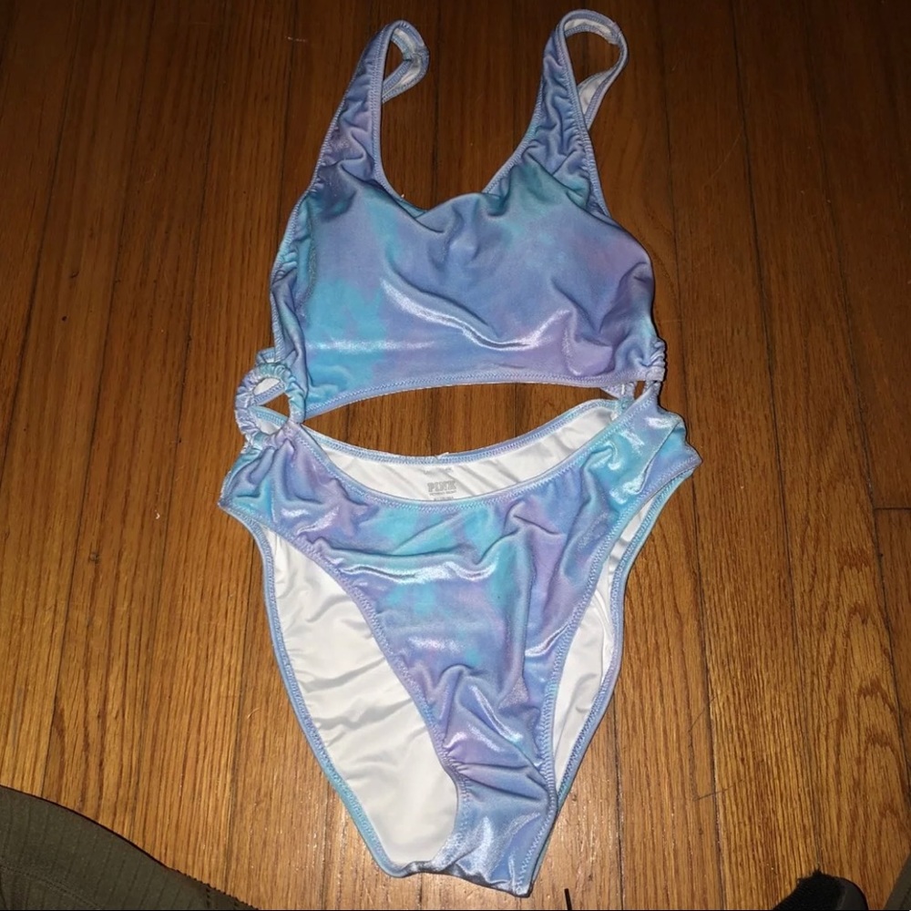 pink swimsuit